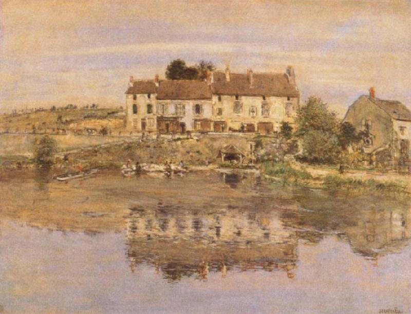 Jean-francois raffaelli House on the Banks of the Oise oil painting image